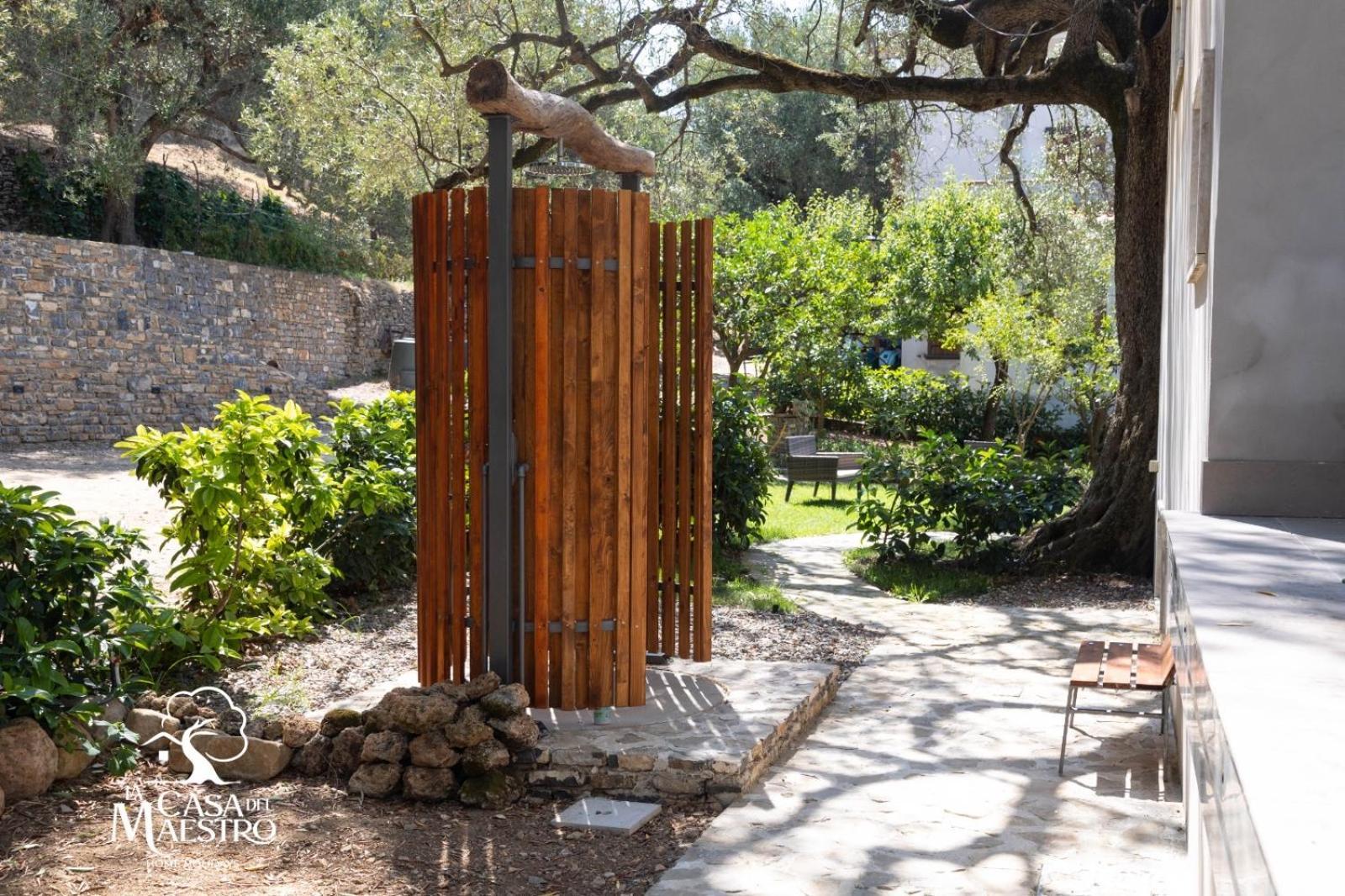 La Casa Del Maestro Attico Apartment Pisciotta Bagian luar foto
