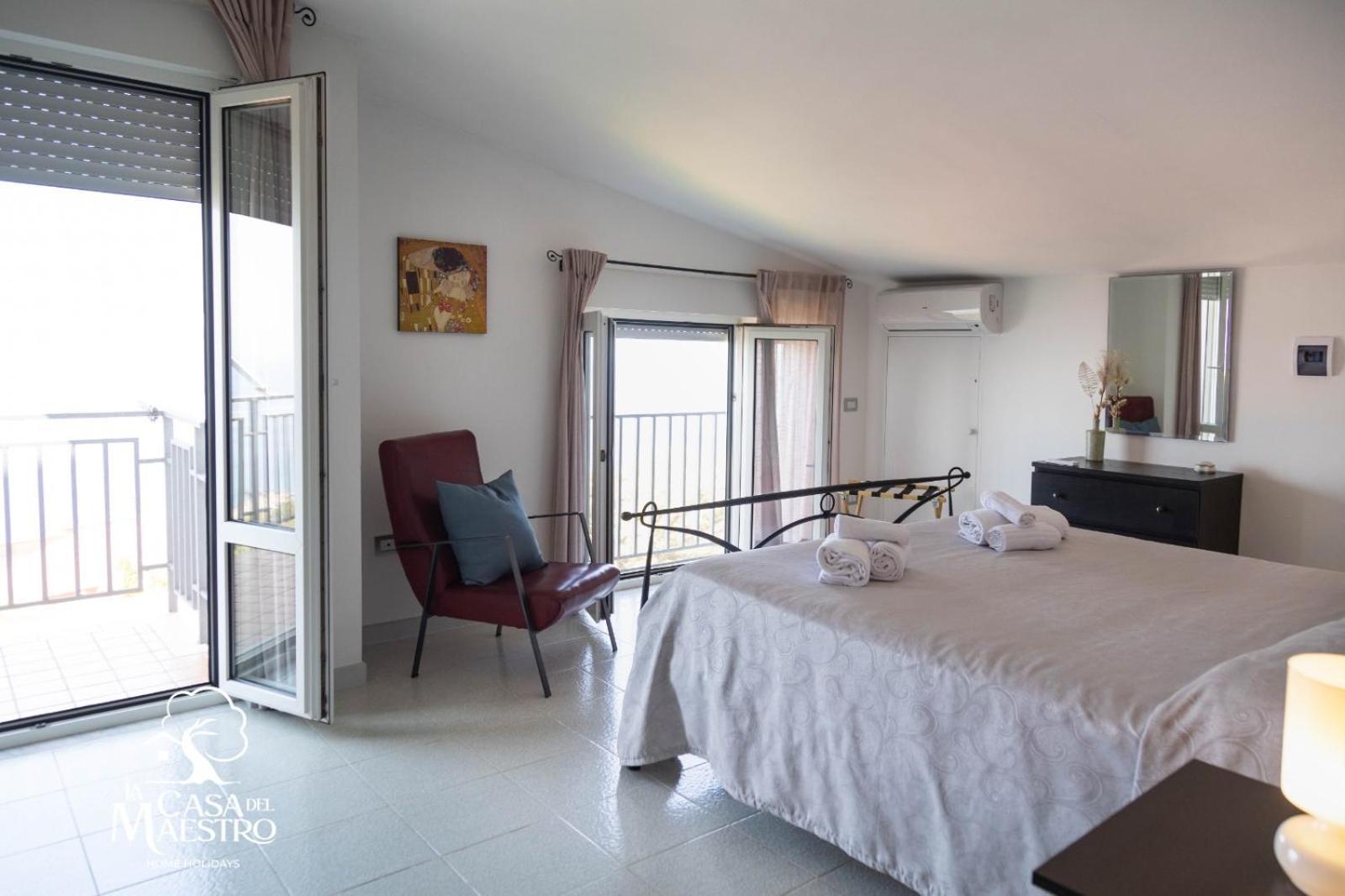 La Casa Del Maestro Attico Apartment Pisciotta Bagian luar foto