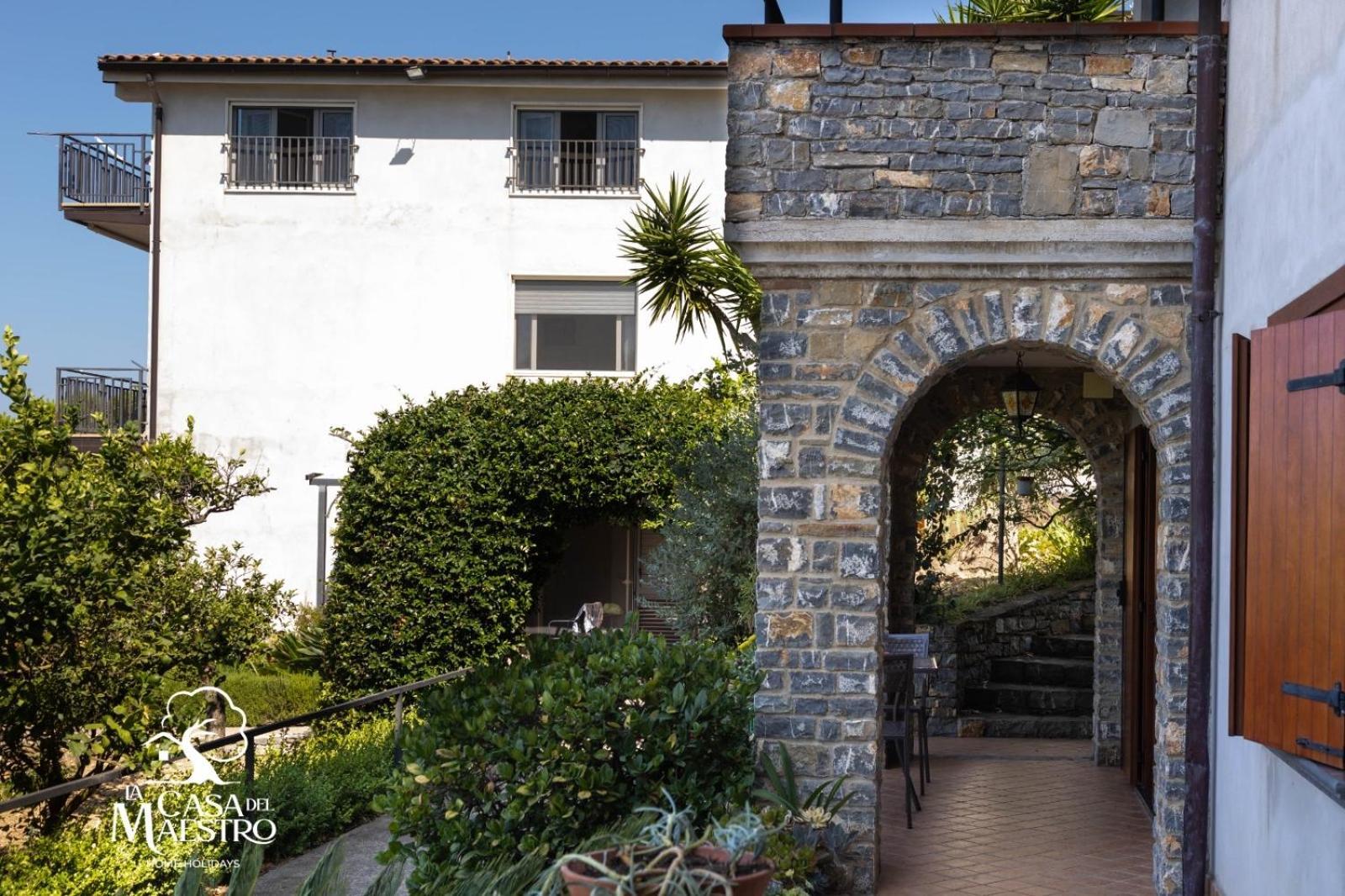 La Casa Del Maestro Attico Apartment Pisciotta Bagian luar foto